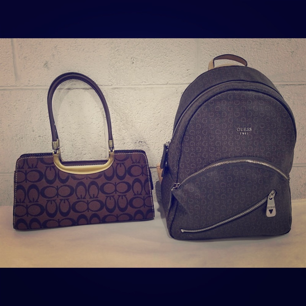 Guess bag& backpack bundle